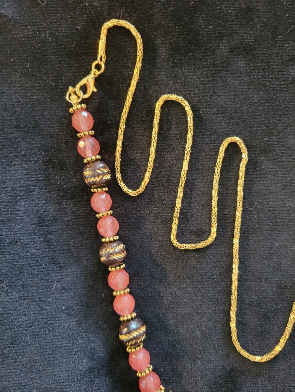 Tape Measure Lanyard Boho Beaded Necklace Eyeglasses Holder New Mothers Day Gift - Picture 2 of 9